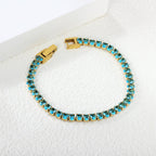 Oval Drop Tennis Bracelet