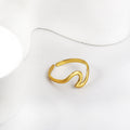 Minimalist Wave Ring