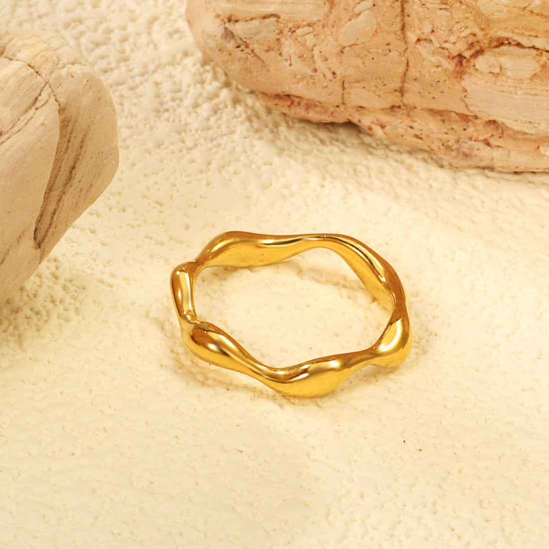Sleek Tide Ring
