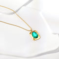 Palma Emerald Statement Pendant