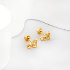 Hearts Stud Earrings