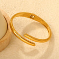 Liquid Gold Bypass Bangle