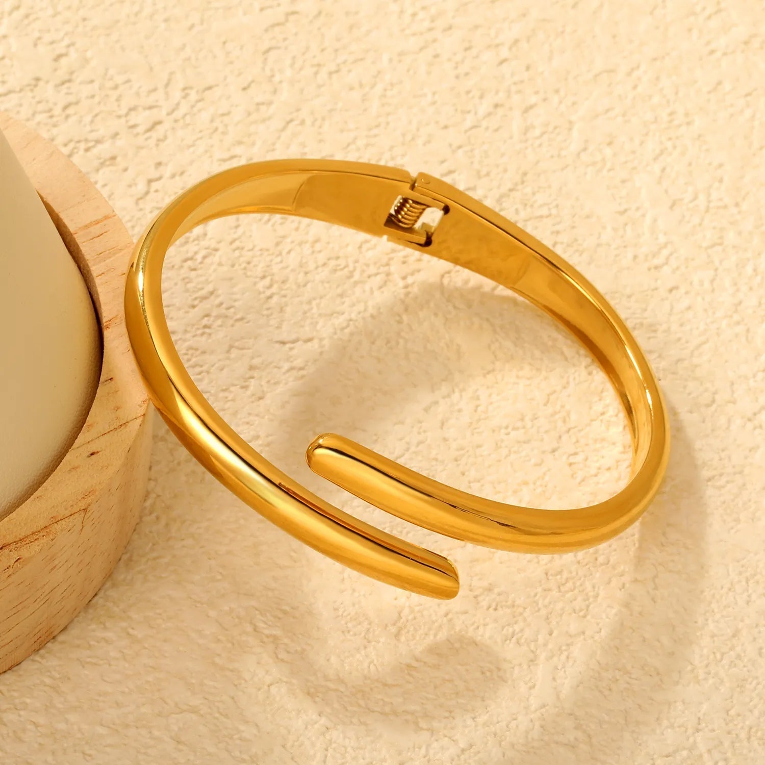 Liquid Gold Bypass Bangle
